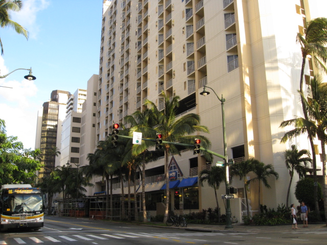 map of malia hotels. 「Ohana Waikiki Malia Hotel」